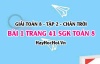 Bài 1 trang 41 Toán 8 Tập 2 Chân trời sáng tạo: Phương Trình Bậc Nhất Một Ẩn